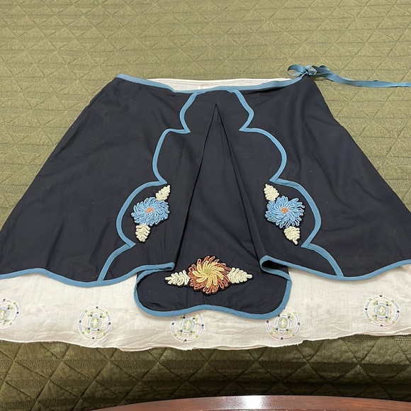 Anthropologie blue skirt 8 - Picture 12 of 14